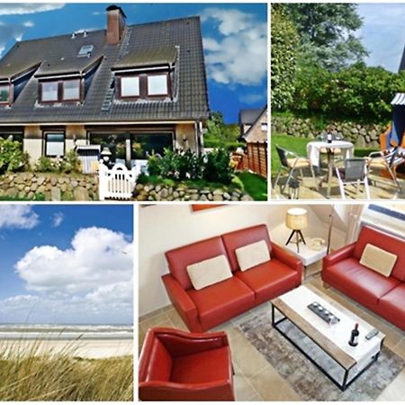 3-Zimmer-Ferienwohnung Deichwiese Westerland 1-3 Personen Exterior photo
