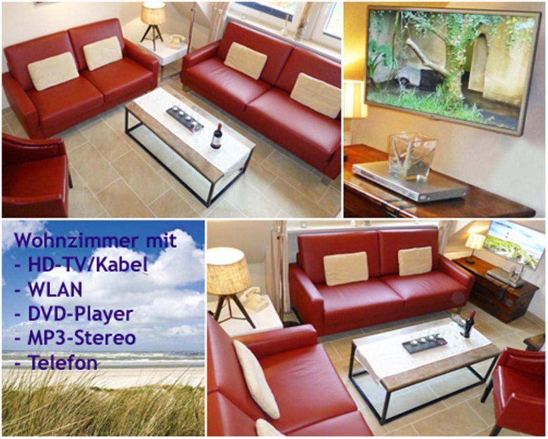 3-Zimmer-Ferienwohnung Deichwiese Westerland 1-3 Personen Exterior photo